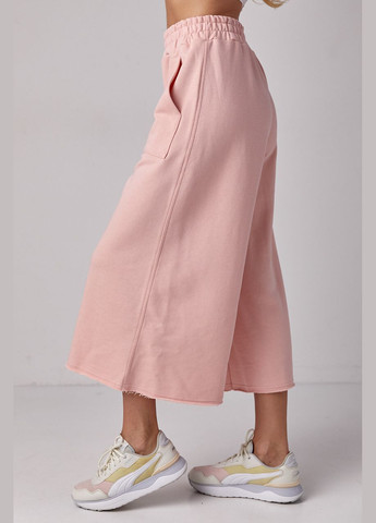 Трикотажные штаны-кюлоты с накладными карманами Liton (297373660)