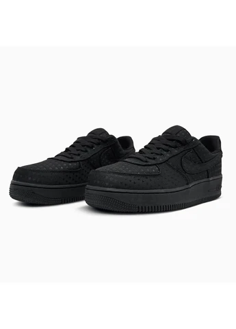 КРОССОВКИ ЖЕНСКИЕ NIKE AIR FORCE 1 SE VALENTINES DAY/BLACK НАЙК АИР ФОРС 1 ЧЕРНЫЕ No Brand чёрные демисезоны (392032230)