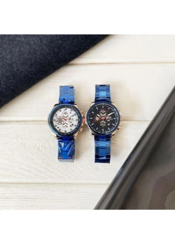 Мужские часы 6909 Blue-Cuprum-White (A-044754) Forsining (367729175)