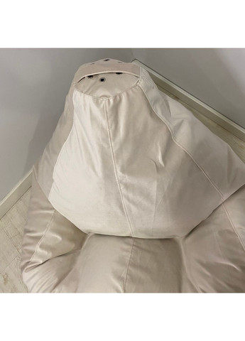 Крісло-мішок груша, M - 100х75 Велюр Florida Bone SkyPuff (361258498)