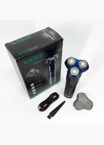 Електробритва V-325, тример бездротовий, машинка чоловіча для гоління, тример для вусів VGR (364664551)