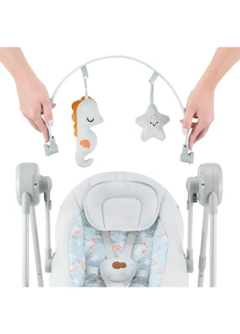 Кресло-качалка Swingee Grey, 5902533928828 Kinderkraft (374872712)