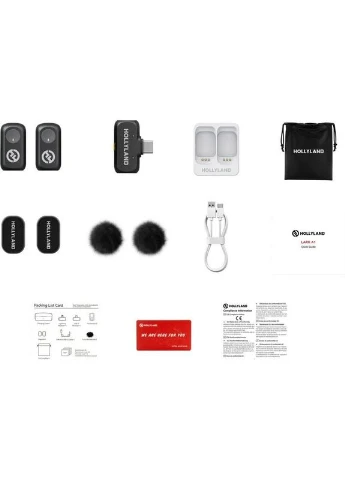 Микрофонная радиосистема Lark A1 Mini Duo USB-C [157884] Hollyland (401535692)