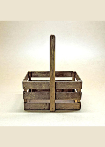 Подарунковий кошик з дерева Шеллі 18х30 капучино (ПДК-0022309) No Brand (328910191)