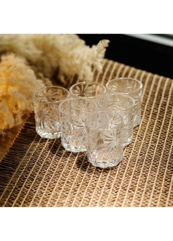 Набір чарок для міцних напоїв Shot glass 6 штук по 75 мл Yiwu (391444043)