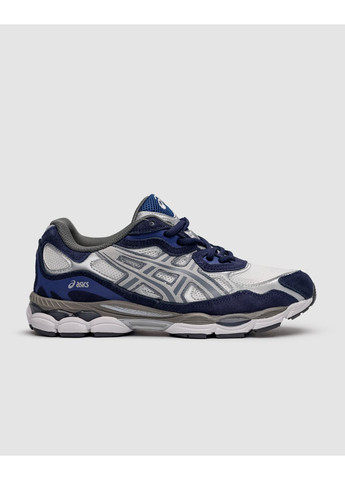 КРОСІВКИ ЖІНОЧІ ASICS GEL-NYC GRAPHITE BLUE WHITE АСІКС ГЕЛЬ НЮК No Brand білі демісезони (367171910)