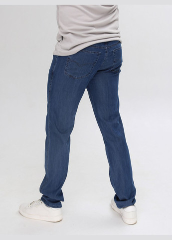 Джинси чоловічі світло-сині прямі літні великі розміри Lexus Пряма (327038623)