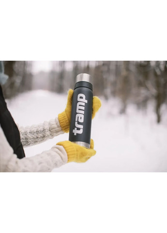 Термос Expedition Line 0.5 л питний термос TRC-030-grey Tramp (363132456)