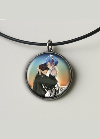 Набір підвіска (кулон) та брелок Аніме Життя в альтернативному світі з нуля #05 (подарунковий набір) No Brand (332633425)