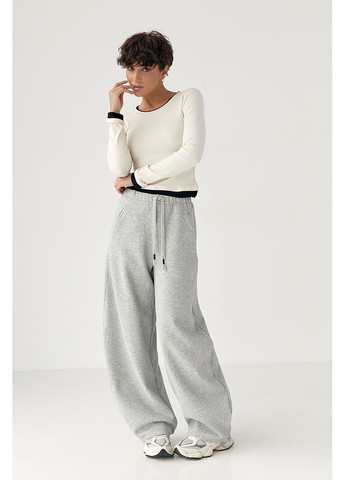 Теплі спортивні штани вільного фасону Lurex (371334070)