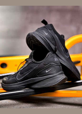 Чорні Літні чоловічі літні кросівки чорні з чорною підошвою No Brand