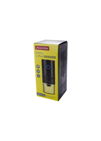 Кофемолка аккумуляторная бытовая ножевая KM-6733 Kamille (365784079)