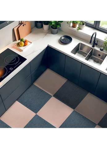 Самоклеящаяся плитка под ковролин молочный 600*600*4,5MM (D) SW-00002483 Sticker Wall (354655466)