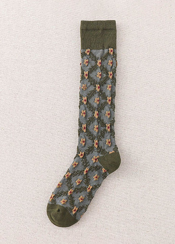 Гольфы с цветами до колена No Brand (295649733)