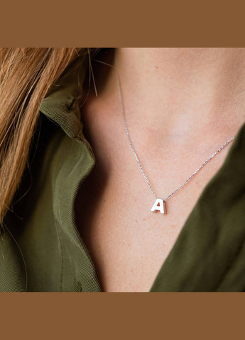 Золоте кольє з літерою У кол01254В 44 Oniks (264023213)