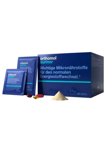 Витаминный комплекс для улучшения метаболизма Aurinor (капсулы и гранулы на 30 дней приёма) Orthomol (280265863)