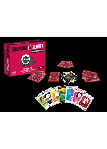 Настольная игра Взрывные котята: Издание для взрослых 18+ (Exploding Kittens: NSFW) ROZUM (371876629)