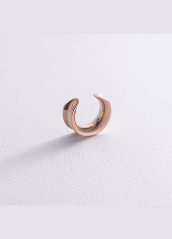 Серьга каффа Lorette в красном золоте с09003 Oniks (283251134)