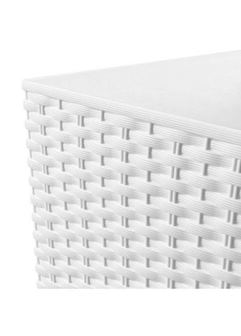 Вазон Rato Square 16,3 л білий Prosperplast (316618401)