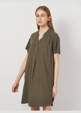 Оливковое (хаки) повседневный платье H&M однотонное