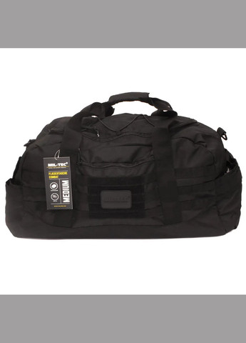 Сумка дорожня тактична Miltec 54 л. чорна 13828102 Mil-Tec (305743252)