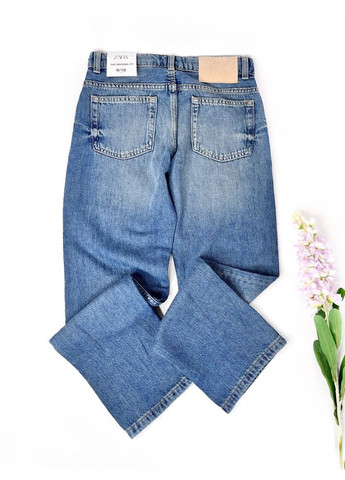 Синие джинсы 134 см синий артикул л1127 Zara