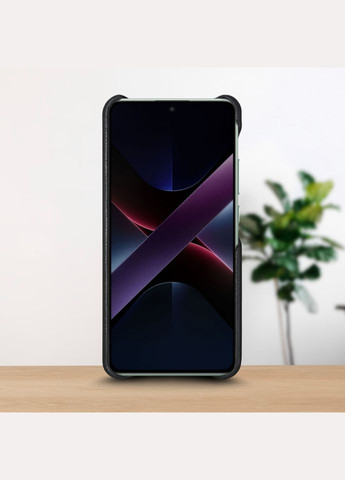 Кожаная накладка WoodBacker для Xiaomi Poco X7 Pro (78311) Stenk (323645171)