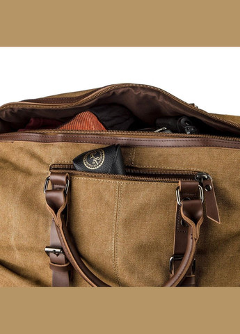 Дорожная текстильная сумка большая 20168 Песочная Vintage (297129845)