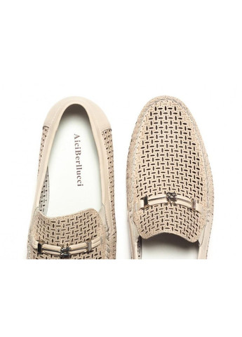 Бежевые мокасины 7142843 цвет бежевый Aici Berllucci
