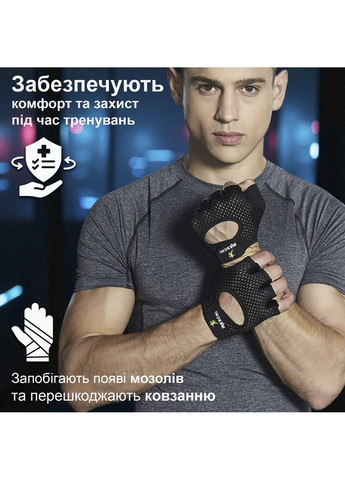 Рукавички велорукавички для спорту фітнесу залу велосипеда тренувань без пальців нековзні Рожеві 66_12_М_2C No Brand (367738710)