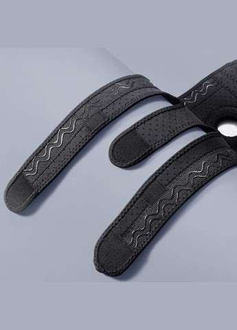 Бандаж для коліна універсальний широкий чорний Umay (317955989)