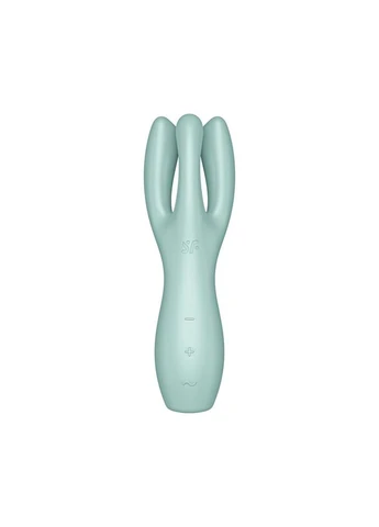 Кліторальний вібратор Threesome 3 Mint з трьома пальчиками Satisfyer (382970037)