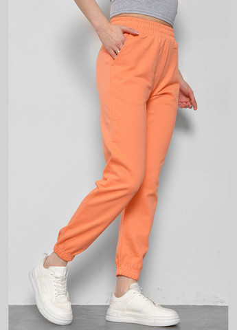 Спортивные штаны женские кораллового цвета Let's Shop (291683203)