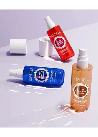 Мист для тела и волос парфюмированный NUTTY CARAMEL SNUG 150 мл REVUELE Міст для тіла та волосся (398850586)