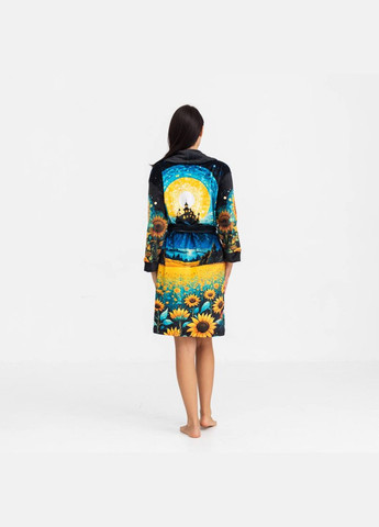 Халат женский из плюшевого велюра эксклюзивный Night 18312 2XL-3XL FlexDress (336873689)