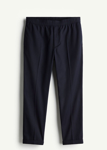 Темно-синие спортивные демисезонные брюки H&M