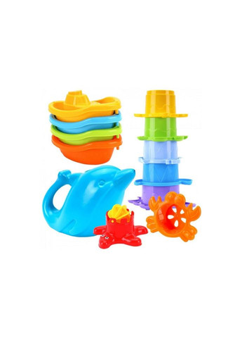 Дитячий набір іграшок для ванної 7679TXK 12 предметів у комплекті ТехноК (370218549)