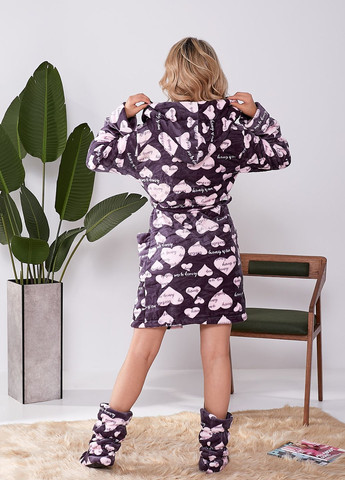 Теплий халат з капюшоном та чобітками Selim-tekstil (313801358)