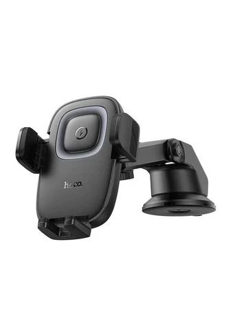 Автотримач для телефона з БЗП HW32 Crown push-type wireless charging car holder (center console) Hoco (391302273)