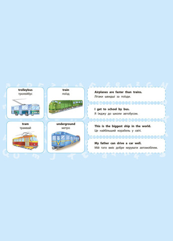 Навчальні міні-плакати. Англійська мова. 4 клас УЛА (316125426)