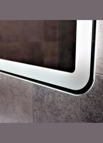 Дзеркало LED DE-M3051 70x90 Сенсорне включення + підігрів + годинник / темп Dusel (316720368)