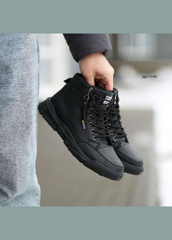 Черные зимние зимние кроссовки мужские movin v2 winter black No Brand