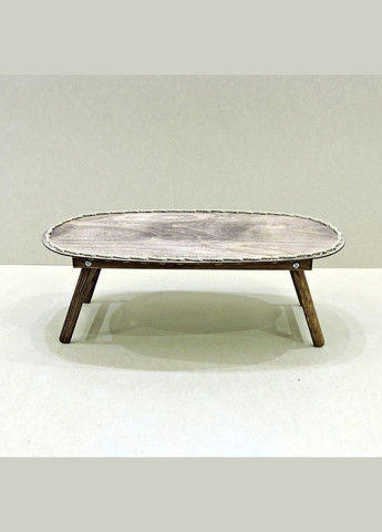 Столик-поднос для завтрака из дерева Вайоминг 02 капучино (СТП-021809) No Brand (327866877)