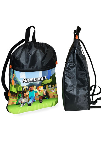 Шкільний рюкзак дитячий Minecraft + Сумка для взуття спортивної форми рюкзак-мішок для хлопчика (1936) No Brand (328693447)