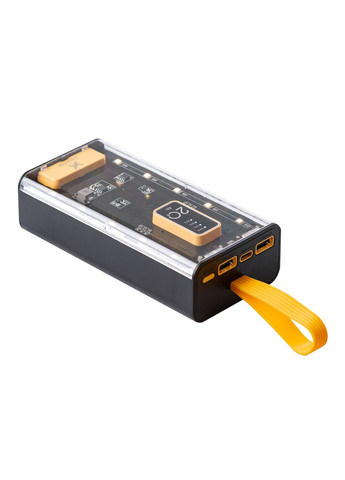 Повербанк X-101 Fast Charge Power Bank 20000mAh внешний аккумулятор 4 встроенных кабеля 0281_Lu Smartx (322340323)