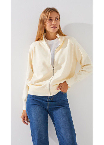 Молочний демісезонний кофта однотонна жіноча 8756 shop (2000999154515) On me