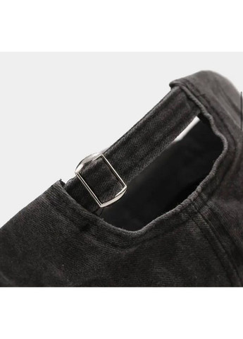 Кепка сіра LA унісекс 100% котон регульована літня стильна повсякденна з написом прямий козирок 55–58 см вінтажна No Brand (364859632)