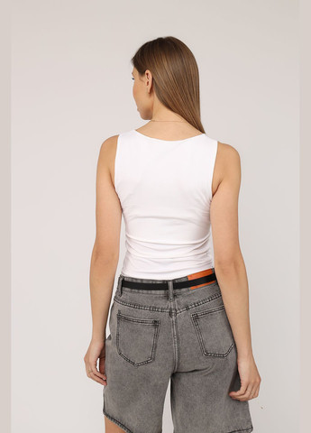 Майка з широкими бретелями жіноча колір білий ЦБ-00275297 Karol — 329728325