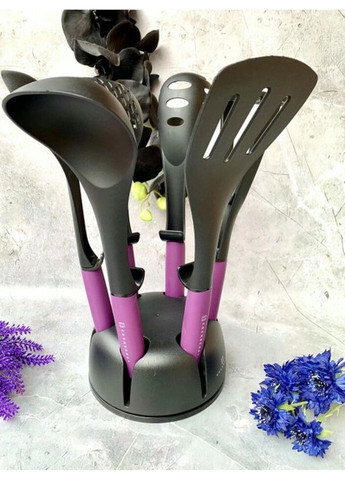 Набор кухонных принадлежностей EB-3607-Violet 7 предметов фиолетовый Edenberg (322123720)