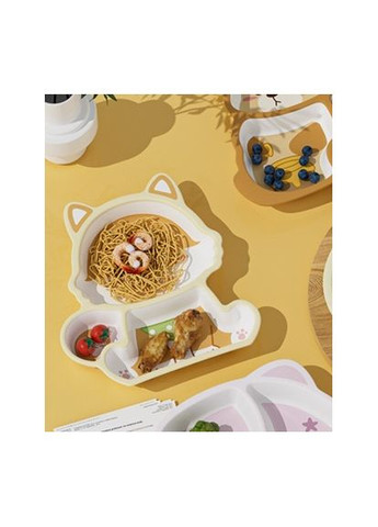 Тарелка детская Лиса оранжевая 18566 3.3х21.5х24.3 см No Brand (349220713)